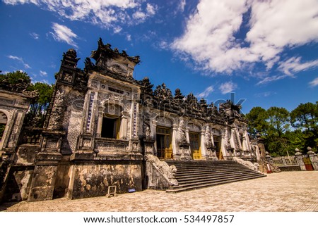 omb of Khai dinh hue vietnam