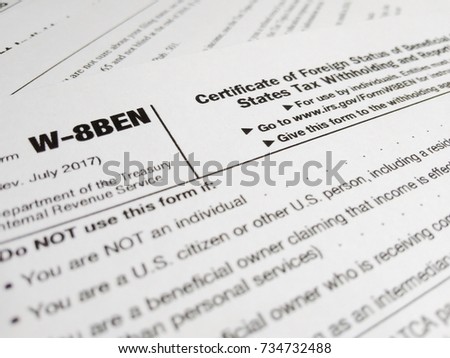 W 8ben stock options