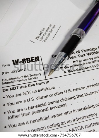 W 8ben stock options