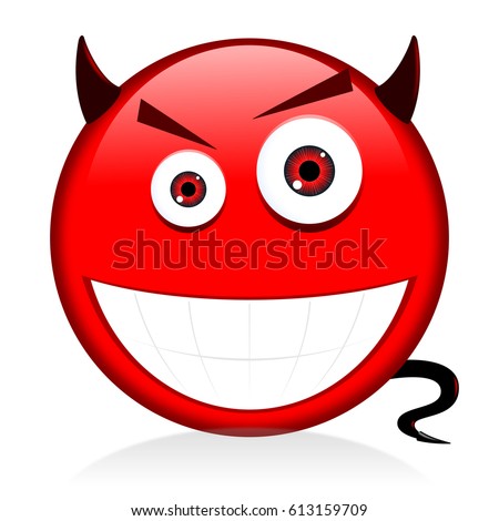 Emoji Emoticon Devil Stock Illustration 613159709 - Shutterstock