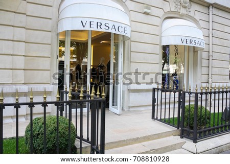France. Paris. 23 June 2011. The Versace Boutique.