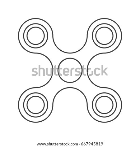 fidget spinner template black and white fidget spinner coloring