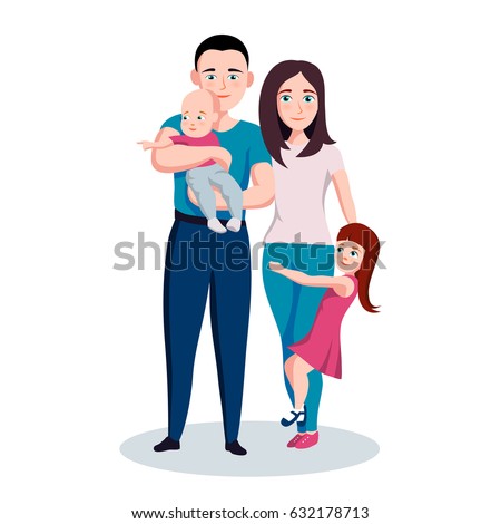 Daughter Stock Vectors, Images & Vector Art 