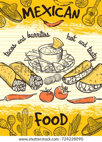 design template poster mexican food vintage stock vector hd royalty mexican food flyer