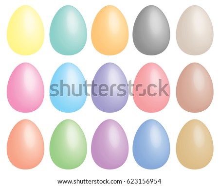 easter eggs no background