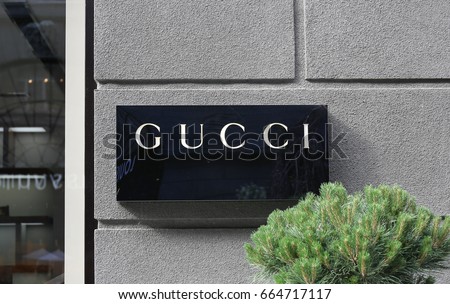 Gucci logo - Ukraine, Kiev - June 17, 2017