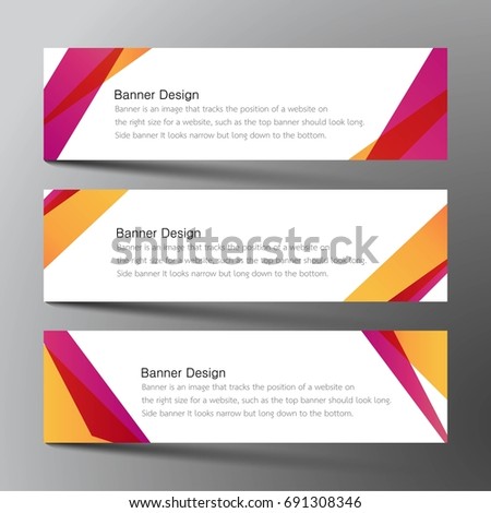 Web Banner Design Background Inspired By Stock Vector 691308346