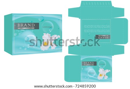 Download Packaging Design Natural Concept Soap Box Stock Vector ...