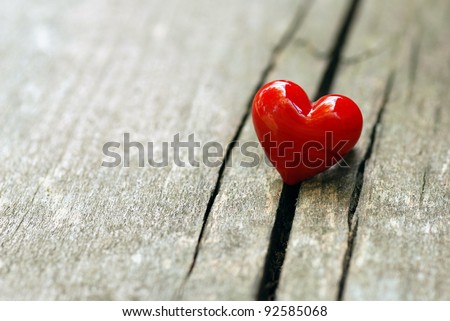 Valentines Day background with hearts.