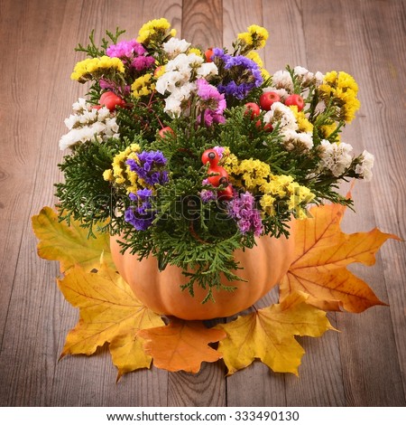 Autumn Flower Arrangement Stock Photos, RoyaltyFree 