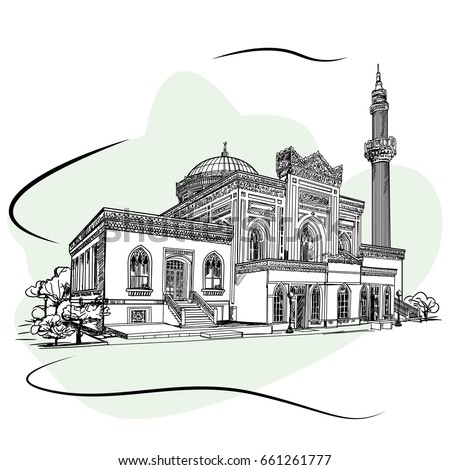 Mosque Drawing Stock Images, Royalty-Free Images & Vectors 