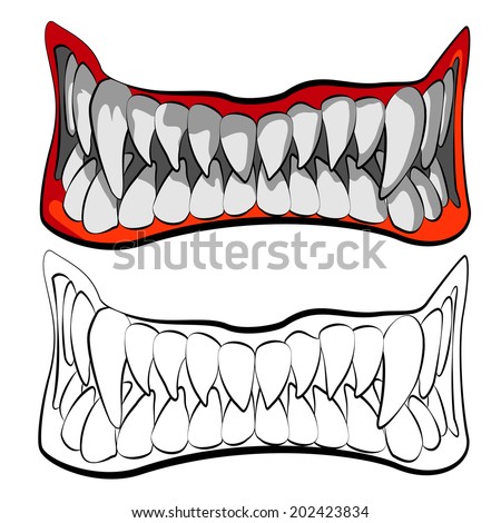 Sharp Teeth Stock Images, Royalty-Free Images & Vectors | Shutterstock