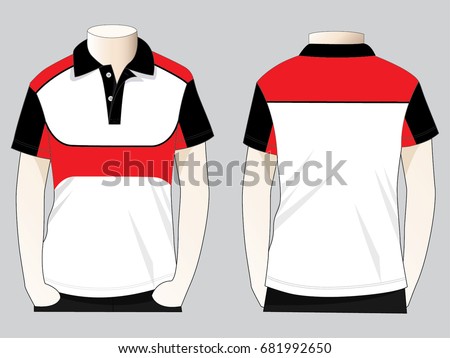 Polo Shirt Design Stock Vector 681992650 - Shutterstock