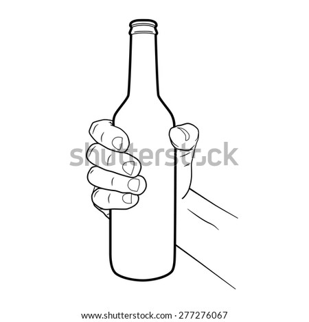 Man Holding Bottle Stock Photos, Royalty-Free Images & Vectors