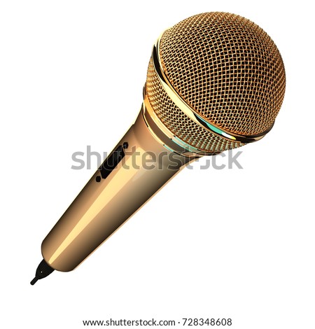 Gold Microphone Stock Images, Royalty-Free Images & Vectors | Shutterstock