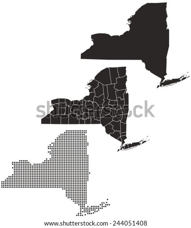 New York State Map Stock Photos, Images, & Pictures | Shutterstock