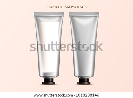 Download Hand Cream Package Design Blank Cosmetic 스톡 벡터 1018238146 ...