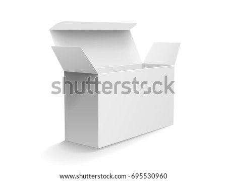 Download Roll End Tuck Front Box Mockup 스톡 벡터 695530960 - Shutterstock