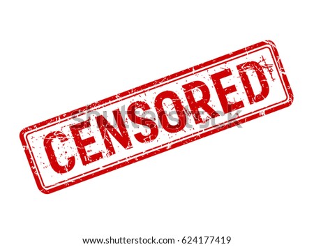 Red Censored Grunge Stamp Rotated On Stock Vector 624177419 - Shutterstock