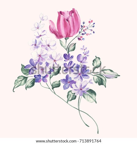 Flower Painting Stock Images, Royalty-Free Images & Vectors | Shutterstock