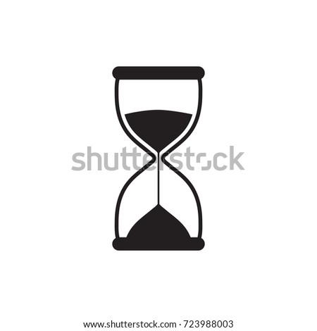 Hourglass Symbol Stock Vector 723988003 - Shutterstock