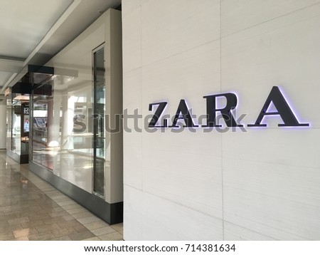 SCOTTSDALE, ARIZONA, SEPT 9, 2017: Zara Retail Store