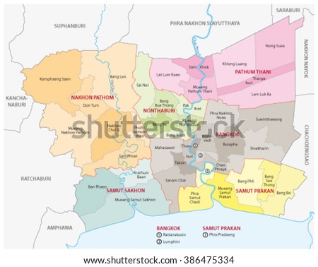 Bangkok Map Stock Photos, Images, & Pictures | Shutterstock