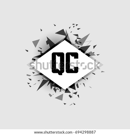shoes with qc logo