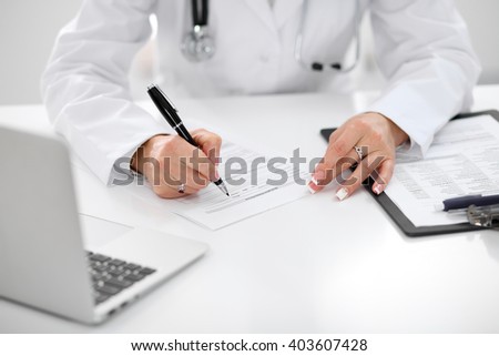 filling out application