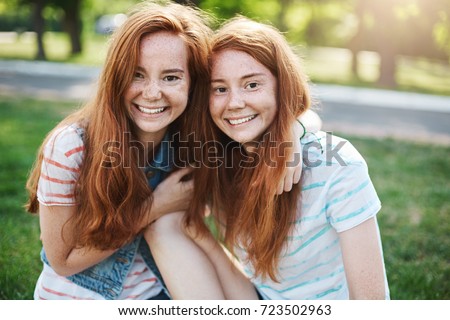 Having fun with identical twins 6