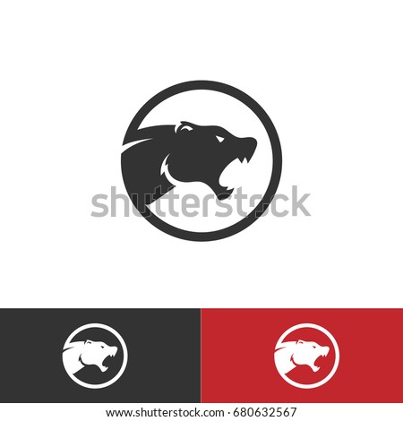 tiger cougar vector logo designed in editable vector format.