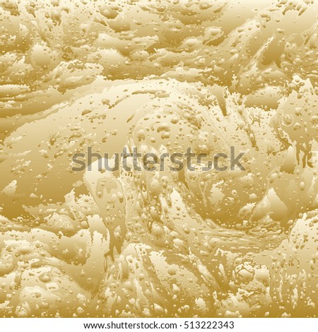 Gold texture. Abstract background for fashion, luxury paper, covers, cards. Vector illustration art. Psychedelic golden splashes and stains. Exciting design of Christmas gifts and packaging.