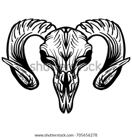 Sheep Tribal Tattoo Stock Vector 114027580 - Shutterstock