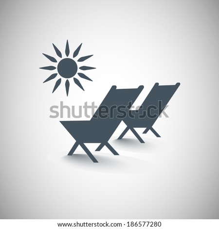Beach Chair Vector Beach Chair Vector