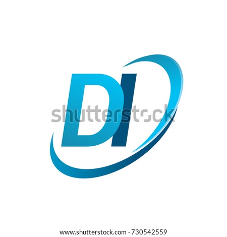 Initial Letter Di Logotype Company Name Stock Vector 730542559