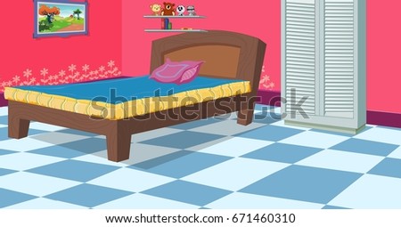 Cartoon Bedroom Stock Images, Royalty-Free Images & Vectors | Shutterstock