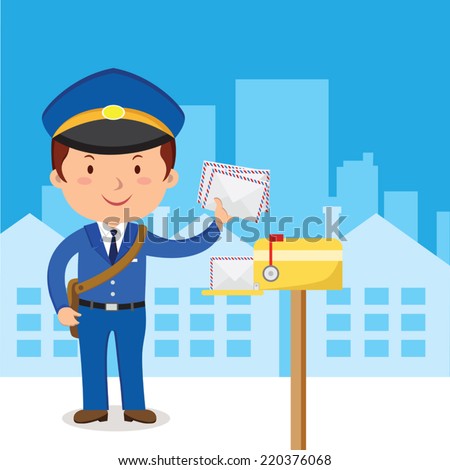 Mailman Stock Vectors & Vector Clip Art | Shutterstock