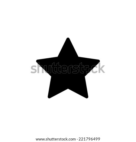 Black Star Vector Icon เวกเตอร์สต็อก 221796499 - Shutterstock