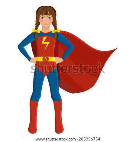 Cartoon Super Mom Vector Clip Art Stock Vector 142965199 - Shutterstock