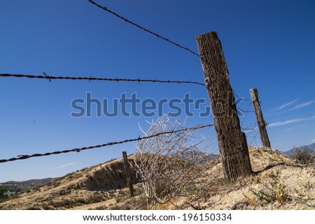Old Barbed Wire Fence Old Barbed Wire Fence