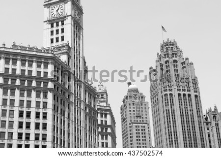 Chicago Architecture Black And White chicago black and white stock images, royalty-free images Chicago Architecture Black And White chicago black and white stock images, royalty-free images