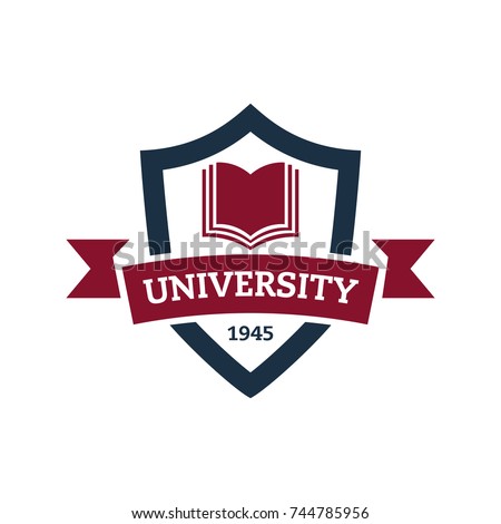 University College School Shield Book Logo Stock Vector 744785956 ...