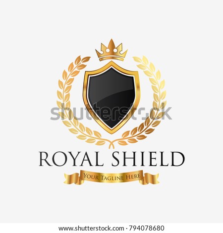 royal professional crest logo classic logo stock vector 794078680