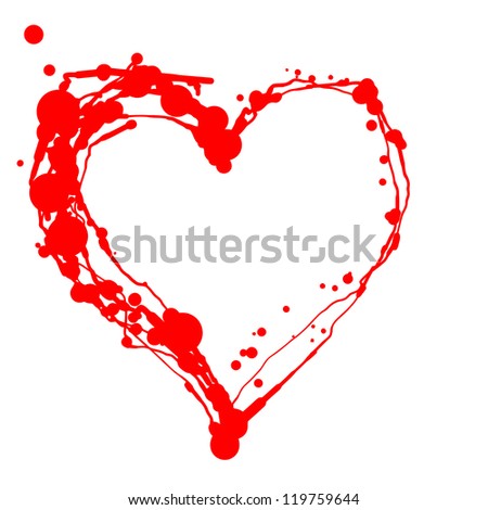 Brush Heart Painting Red Stock Images, Royalty-Free Images & Vectors ...