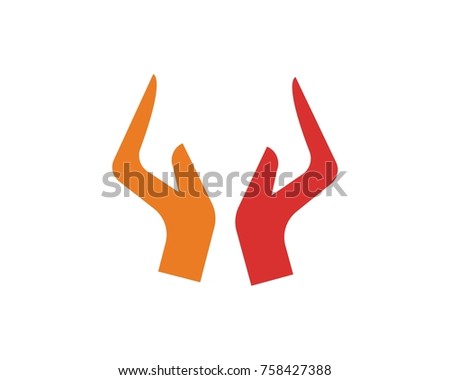 Flat Design Icon Set Hands Many 스톡 벡터 174226814 - Shutterstock