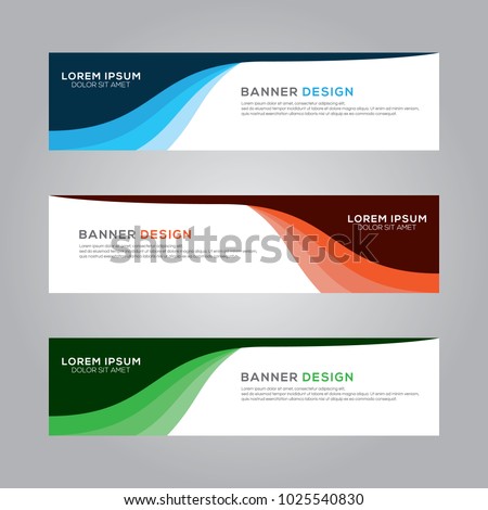 abstract modern banner background design vector stock vector
