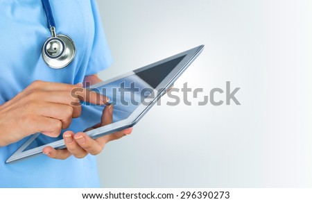 Doctor, ipad, health.