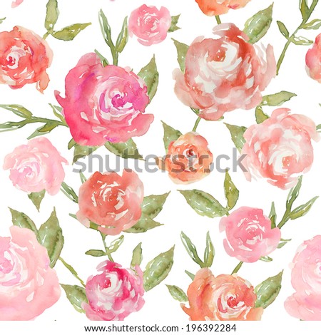 Watercolour peonies Stock Photos, Images, & Pictures | Shutterstock