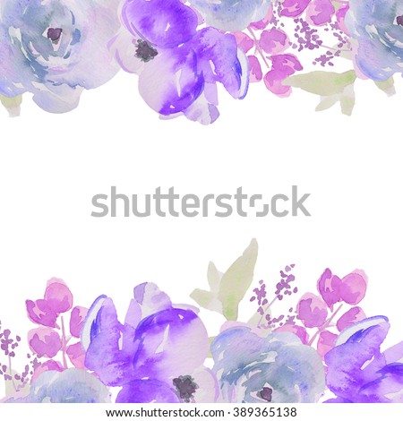 Square Watercolour Frame Stock Images, Royalty-Free Images 