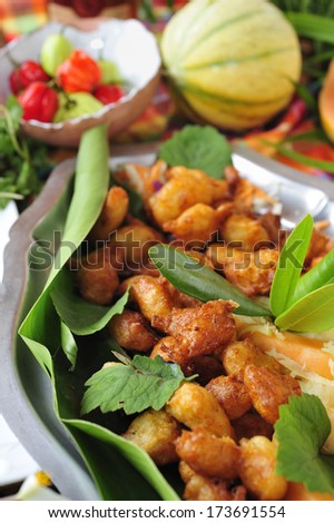 Codfish Fritters Caribbean And West African Traditional Dish Martinique Codfish Fritters Caribbean And West African Traditional Dish Martinique